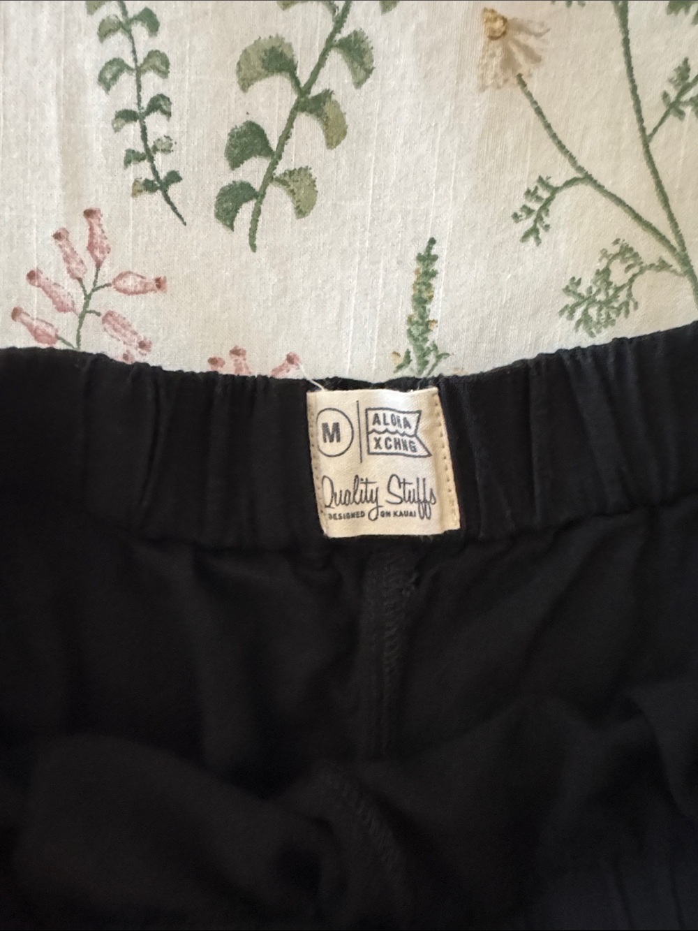 Aloha Exchange W's High Waisted linen Shorts - Black M Medium - Picture 5 of 7